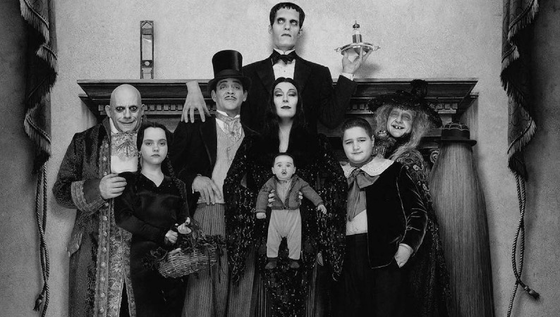 Image of the fictional Addams family